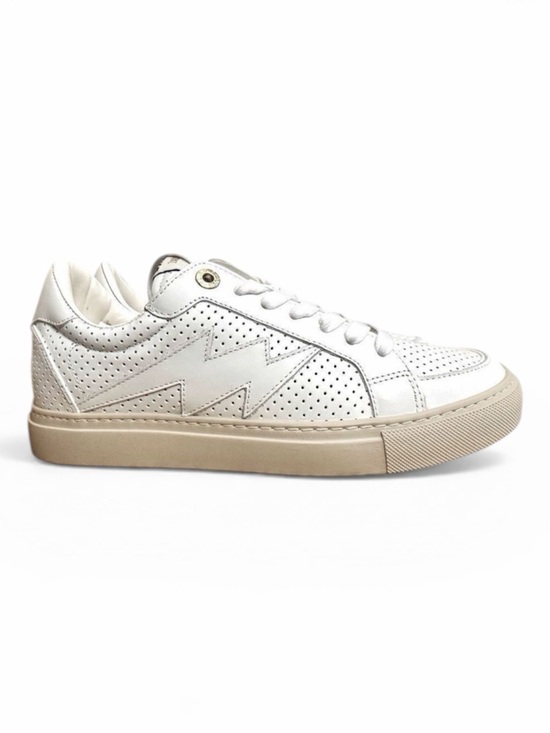 Zadig & Voltaire Shoes - ZADIG & VOLTAIRE blanc sneaker in white/ tan soles size 38/ US 8